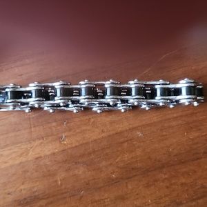 Motorcycle chain bracelet